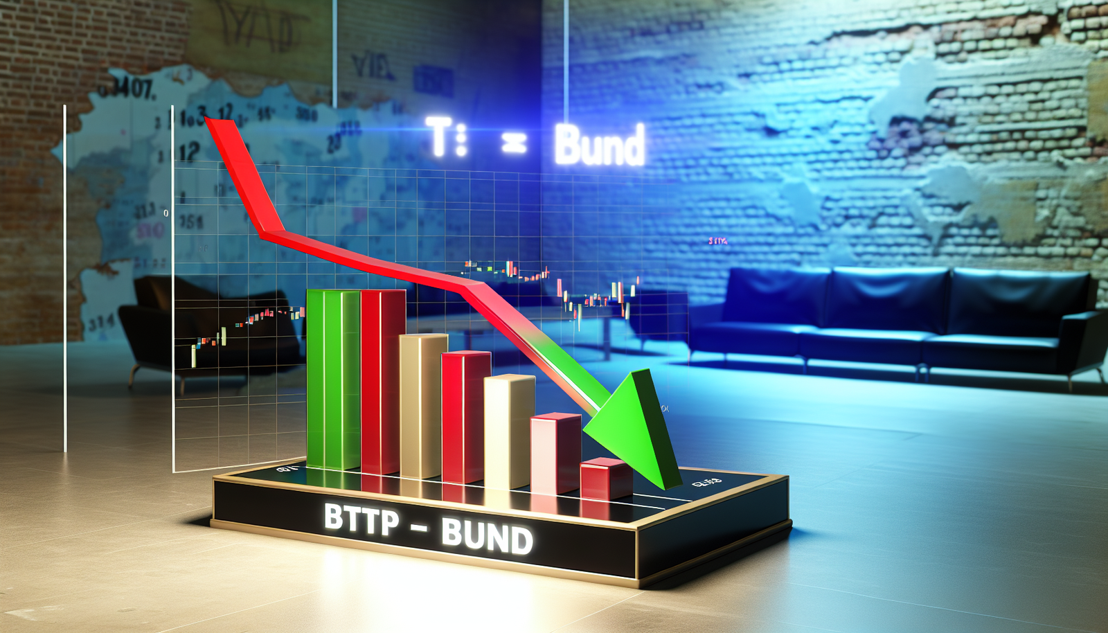 Lo Spread BTP-Bund Scende a 81,2 Punti: Rendimento Italiano in Calo al 3,51%